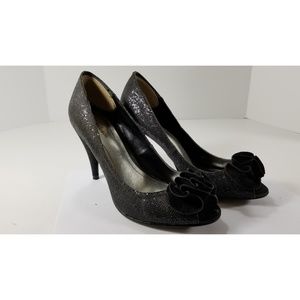 Style & Co Black Sequin Heels